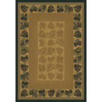 Natural Pine Cone Area Rugs