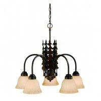 Yosemite 5 Light Pine Tree Chandelier