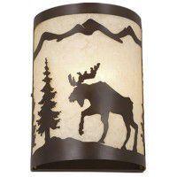 Yellowstone Moose Sconce