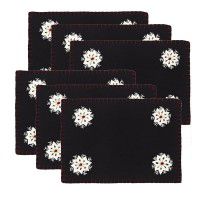 Snow Fall Felt Placemat Set