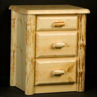 Wilderness Three Drawer Night Stand