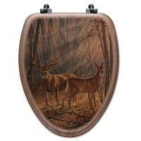 Summer Deer Toilet Seat-Elongated