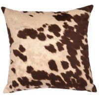 Brown Faux Hair on Hide Pillow