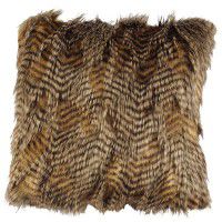 Feathers Faux Fur Pillow