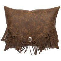 Butte Leather Pillow