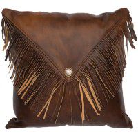 Harness Fringed Envelope Pillow