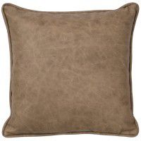 Mushroom Leather Pillow