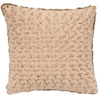 Rosebud Faux Fur Pillow