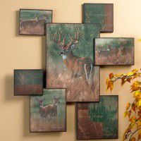 Nature's Plan Whitetail Deer Collage Wall Art