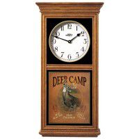 Deer Camp Oak Regulator Clock