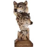 Kindred Wolves Sculpture