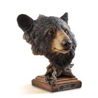 Deep Woods Black Bear Sculpture