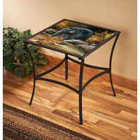 Stream Side Bear Accent Table