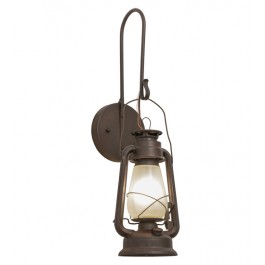 7"W Miner's Lantern Wall Sconce