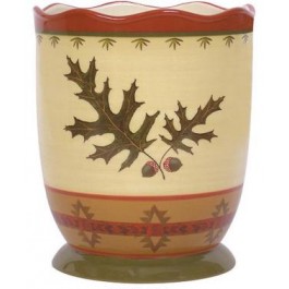 Oak Leaves Waste Basket-CLEARANCE