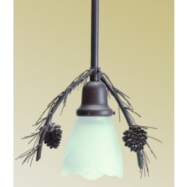 Pine Cone and Needles Pendant Light