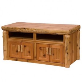 Widescreen Log TV Stand