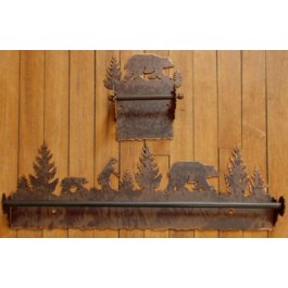 Silhouette Bear Bath Accessories