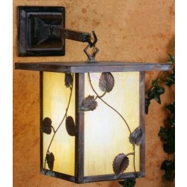 Vine Leaf Lantern Wall Sconce