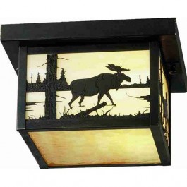 Square Moose Ceiling Light