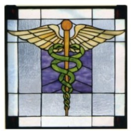 Physician Stained Glass Window