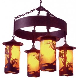 Pasedena Pine Cone Chandelier