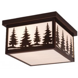 Yellowstone Pine Tree Ceiling Light