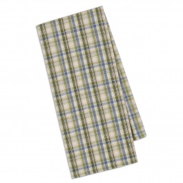 Pond Plaid Dishtowel