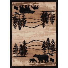 Mountain Shadow Bear Rugs