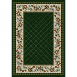 Evergreen in Pine Area Rugs