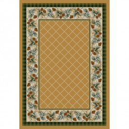 Evergreen in Maize Area Rugs