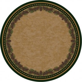 Pine Mountain Round Rug