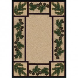 Valley Forest Pine Cone Area Rugs