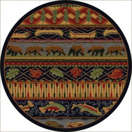 Wilderness Trek Round Rug