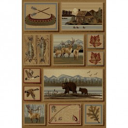 Mountain Wildlife Area Rugs