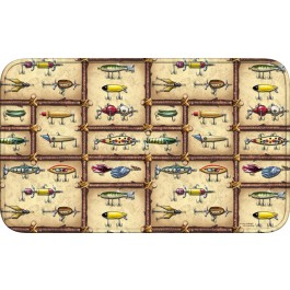 Antique Lure Memory Foam Bath Mat