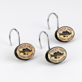 Rather Be Fishing Shower Curtain Hooks -DISCONTINUED