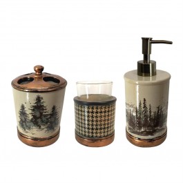 Forest Bathroom Set of 3