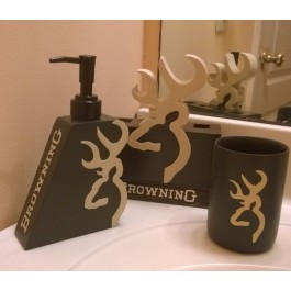 Browning Buckmark Bath Accessories Set