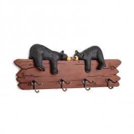 Bears In Love Coat Rack