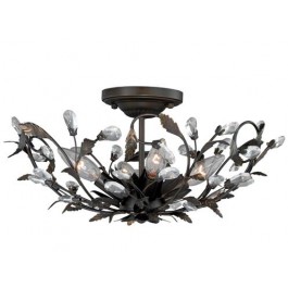 Crystal Trellis Ceiling Light