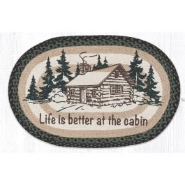 Life is Better at the Cabin Jute Rug 20 x 30