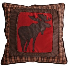 Applique Moose Pillow