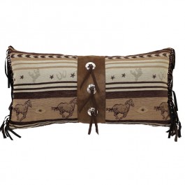 Mustang Triple Concho Pillow