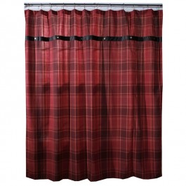 Sagamore Lake Plaid Shower Curtain -DISCONTINUED