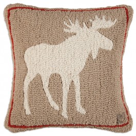Khaki Moose Pillow