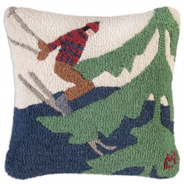 Skiing in The Trees Pillow