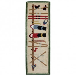 Ski Rack Wool Runner