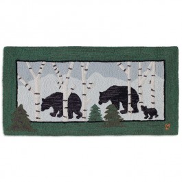 Birch Bears Wool Rug