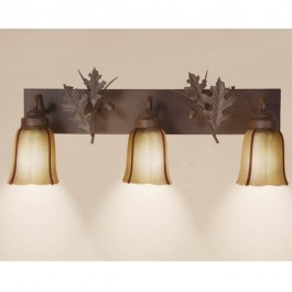 Oak Leaves and Acorns Vanity Light